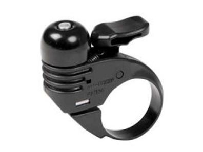 MOUNTY Miniglocke "Toby" Aluminium, für Ø 31,8 mm schwarz