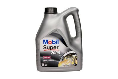 10W40 2000X1 4L ÖL MOBIL SUPER 10W40 4L 2000X1 SL/CF / 501.01 505.00 / 229.1