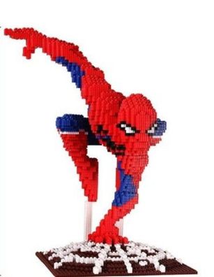 Super Hero Spider Man Magic Blocks, 3380 Stck. Mini-Bausteine