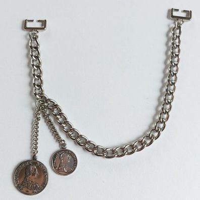 Vintage Medallion Charivari-kette 20cm