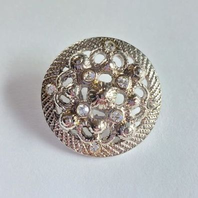 4097 Knopfe mit Swarovski Kristallen 17mm