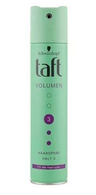 Taft Volumen 3 Haarspray, 250 ml - Lang anhaltendes Volumen