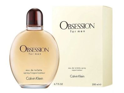 Calvin Klein Obsession Herren Eau de Toilette Spray, 200ml