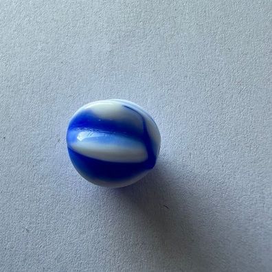 5671 Vintage Acryl Glasur Perlen Blau 13mm