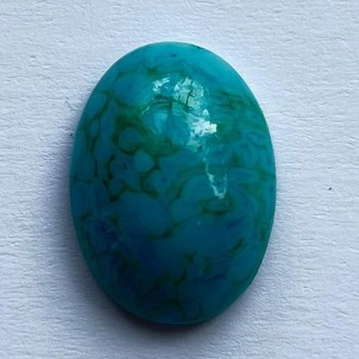 5700 Vintage Acryl Turquoise Cabochon 18mm
