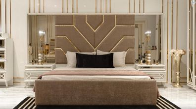 Schlafzimmergarnitur Schlafzimmer Schlafzimmerkombination Bettenmöbel Set 3Ltg