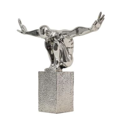 Design Mann Auf Einem Podest Figur Statue Skulptur 55Cm Figuren Skulpturen Neu