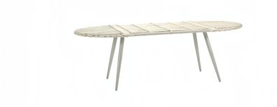 Couchtisch Luxus Oval Rattan Moderner Design Stilvoll Kaffeetisch Hochwertig