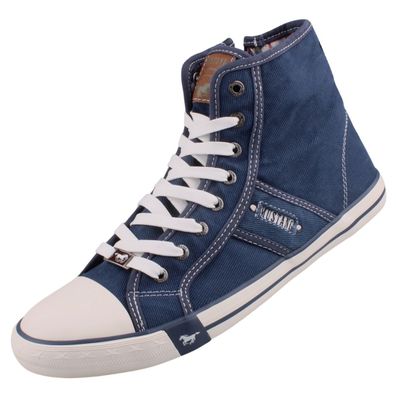 Mustang Herren High Top Sneaker Jeansblau 4058505/841