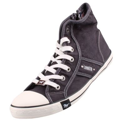 Mustang Damen Canvas High Top Sneaker Schwarz 1099506/9