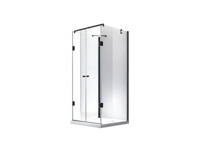 Glaszentrum Hagen - 75x120x75x195cm - Ares U-Duschkabine Dusche Duschabtrennung