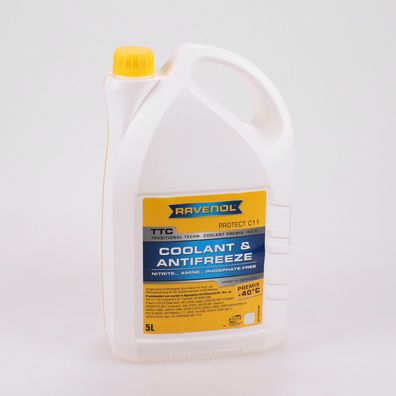 Ravenol TTC Protect C11 Kühlerfrostschutz Kühlflüssigkeit 5 Liter FIAT 9.55523