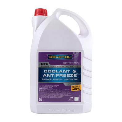 Ravenol OTC Protect C12+ Kühlerfrostschutz Kühlflüssigkeit Lila 5L 5 Liter