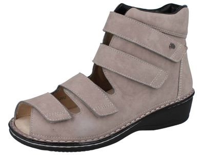 FINN Comfort 96402 Prophylaxe Damen Sandale knöchelhoch grau rock Sartor Leder