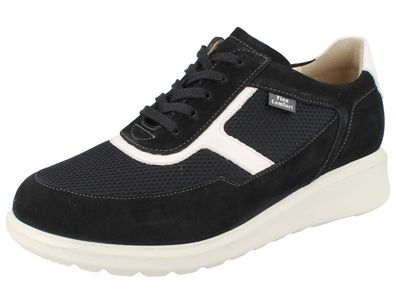 FINN Comfort Finnstretch Arinaga Damen Halbschuh schwarz weiss Nubukleder Stretch Mes