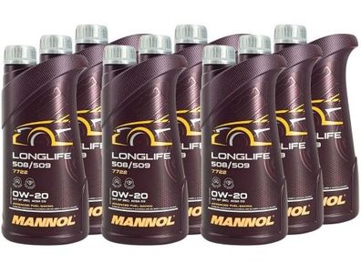 Mannol Longlife 508/509 0W-20 9x1 Liter