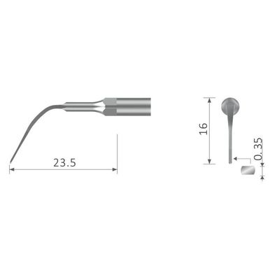 Xpedent Ultraschall Perio-Spitze ePS für EMS*, universell einsetzbar, schlank, für Pa