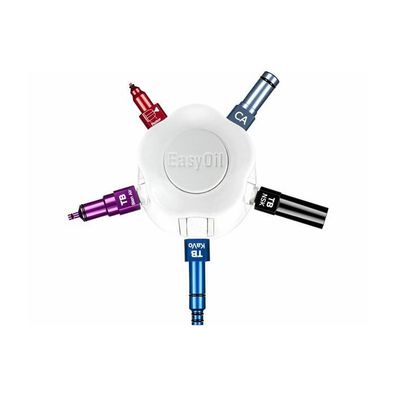 EasyOil Öl-Adapter von Dentdeal, 1 Stück, mit 3 Adapter für Turbinen & Winkelstücke,