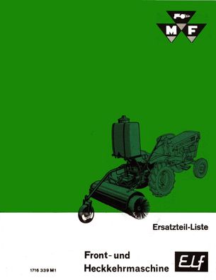Ersatzteilliste für den MF Elf Front und Heckkehrmaschine