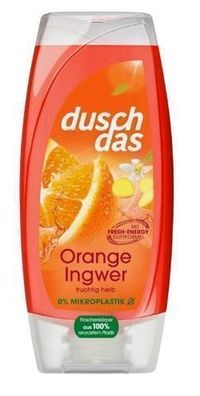 Duschdas Duschgel Orange & Ingwer, 225ml