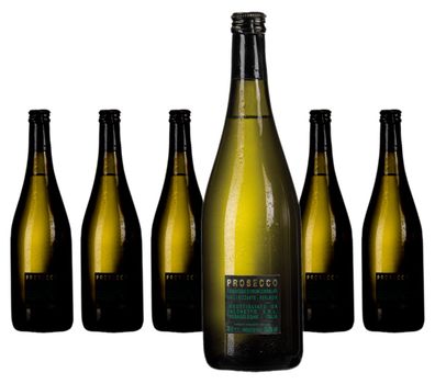 6 x Sacchetto Marca Vino Frizzante Prosecco DOC