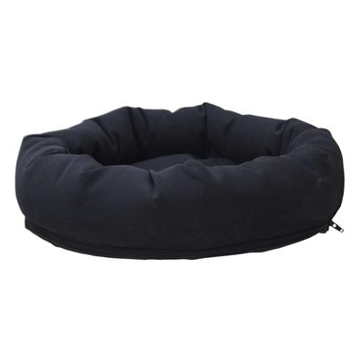 Aktiv Kat - Liegeebene mit Kuschelrand und Nano-Bezug Ø 45 cm - Dunkelgrau