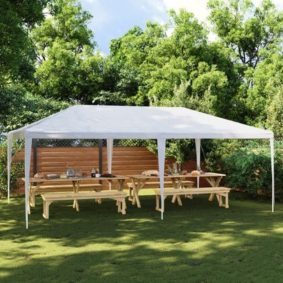 vidaXL Partyzelt 4 x 6 m Weiß