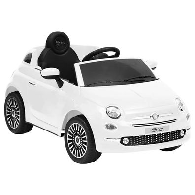 vidaXL Kinder-Elektroauto Fiat 500 Weiß