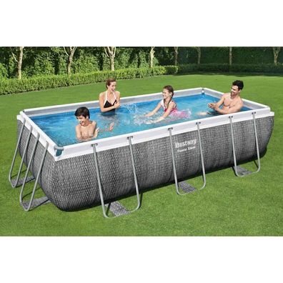 Bestway Power Stahlrahmen-Pool Set 404x201x100 cm