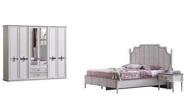 Betten Nachttische Schlafzimmer Einrichtung Schlafzimmermöbel Kleiderschrank