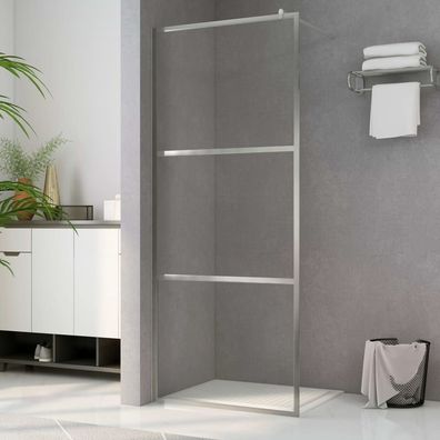 vidaXL Duschwand für Begehbare Dusche mit Klarem ESG-Glas 90x195 cm