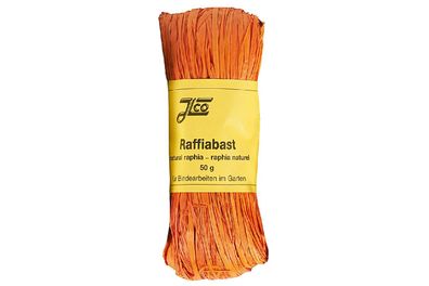 Raffiabast 50g orange Bund
