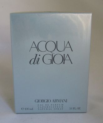 Giorgio ARMANI ACQUA DI GIOIA EAU DE PARFUM 100ML Version Antigua