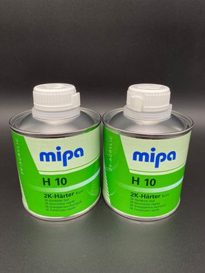 2x Mipa 2K Härter H 10 kurz 250ml für Acryfüller Füllprimer Acrylgrund