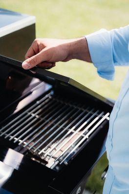 Goriller® Blackback S6 Outdoor-Küche, Gasgrill mit Kühlschrank-Waschbecken