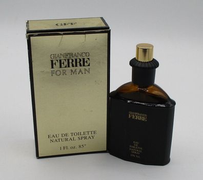 Gianfranco FERRÉ FOR MAN EAU DE Toilette 30ML Vintage Antiguo