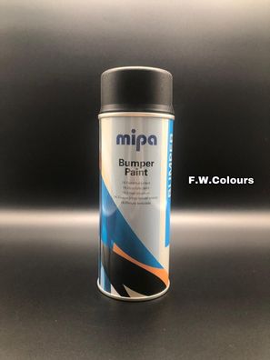 Mipa Bumper Paint Spray 400ml schwarz Stoßstangenlack Strukturbeschichtung