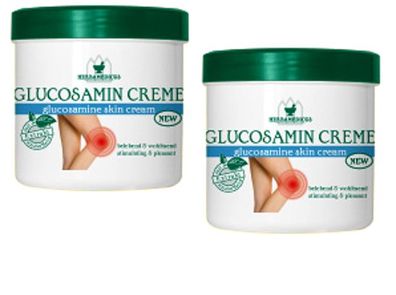 Herbamedicus Glucosamin Creme tägliche wohltuend, 2x 250ml