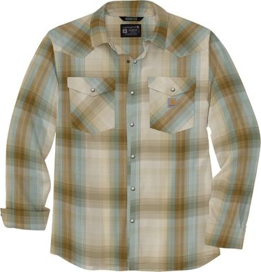 Carhartt Snap-Front Plaid Shirt 106756