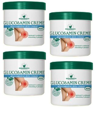 Herbamedicus Glucosamin Creme wohltuend pflegend, 4x 250ml