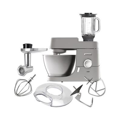 Kenwood KVC3170S Chef Küchenmaschine mit Glasmixaufsatz + Fleischwolf