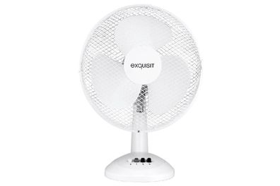 Exquisit Tischventilator Ø40cm weiß