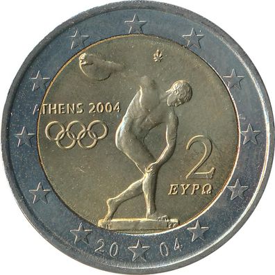 Griechenland 2 Euro 2004 - Diskuswerfer*