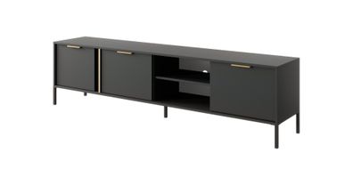 Furnlux Tv Stand Lars Black 203cm