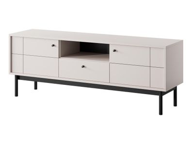 Furnlux Tv Stand Japandi Beige & Black 154cm