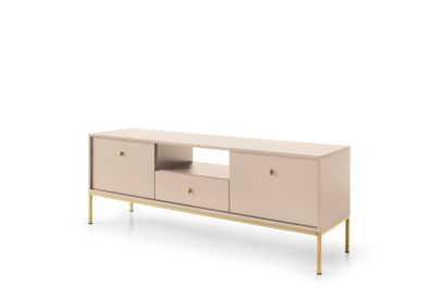 Furnlux Tv Stand Mono Beige & Gold 154cm