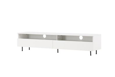 Furnlux Tv Stand Navarra White & Black 180cm