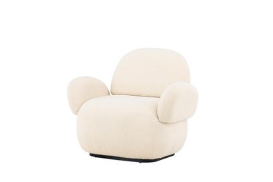 Furnlux Armchair Sevilla Beige & Black 105cm