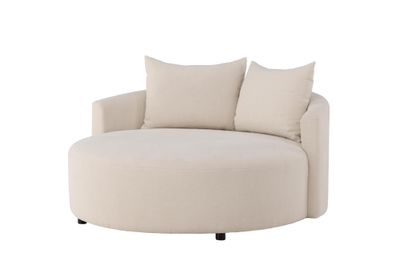 Furnlux Armchair Kelso Beige & Black 150cm