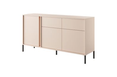 Furnlux Sideboard Dast Beige & Black 153cm